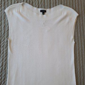 Talbots knit top in white